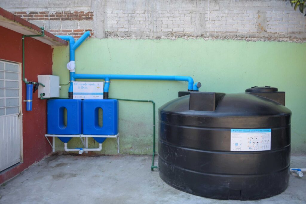 Cambio climático hace necesario que familias almacenen agua de lluvia en casa: CAED