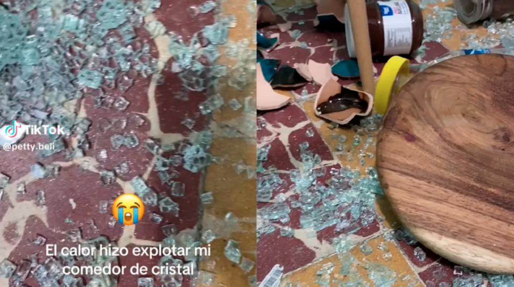 Calor extremo provoca “explosión” de un comedor en México