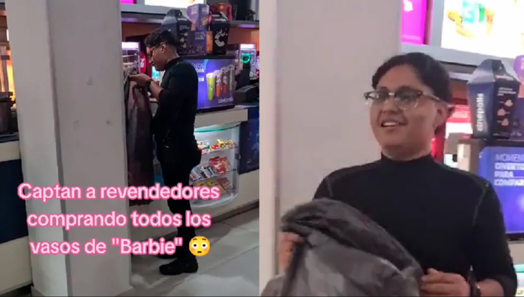 Exhiben a “revendedores” comprando todos los vasos de Barbie en Cinépolis