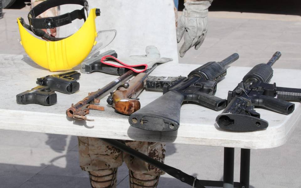 Instalan módulo de canje de armas en la plaza