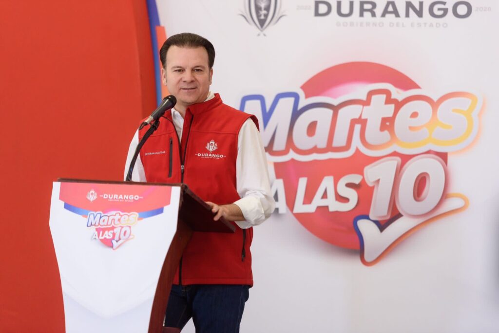 Durango liquida deuda de 2 mil millones de pesos al SAT, informó Esteban Villegas