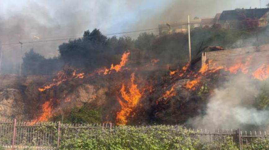 La isla de Creta en alerta por posibles incendios forestales