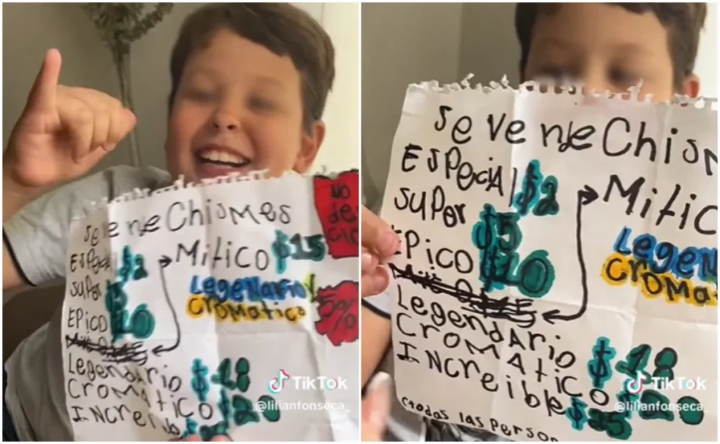Ingenioso niño se volvió viral por vender chismes en su escuela