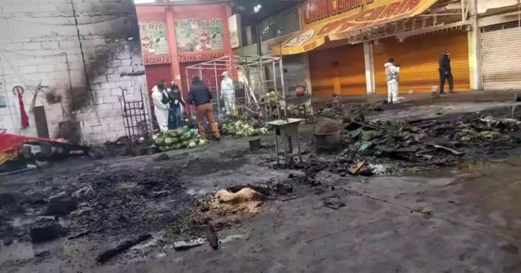 Detienen a 5 presuntos responsables de incendio en Central de Abasto de Toluca
