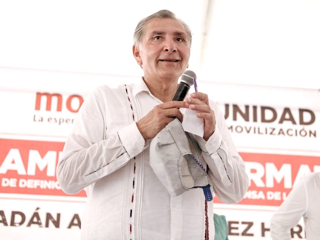 Equipo de Adán Augusto presume segundo lugar en encuestas