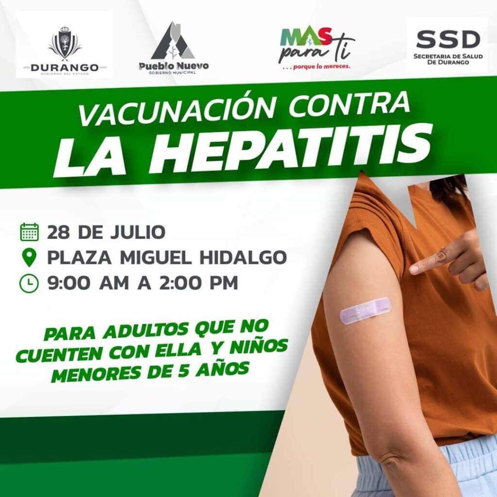 Organizan campaña de vacunación contra la hepatitis