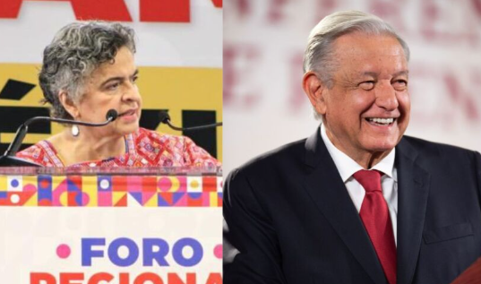 ‘Beatriz aguanta, el pueblo se levanta’, dice AMLO ante posible declinación de Beatriz Paredes