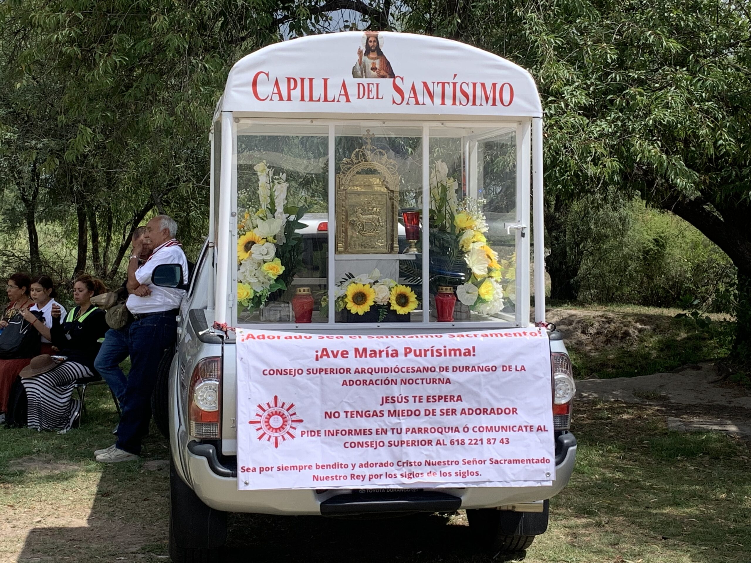 Ultimas Noticias Chalchihuites Zacatecas Peregrinan de Durango a Chalchihuites, Zacatecas; van con seguridad