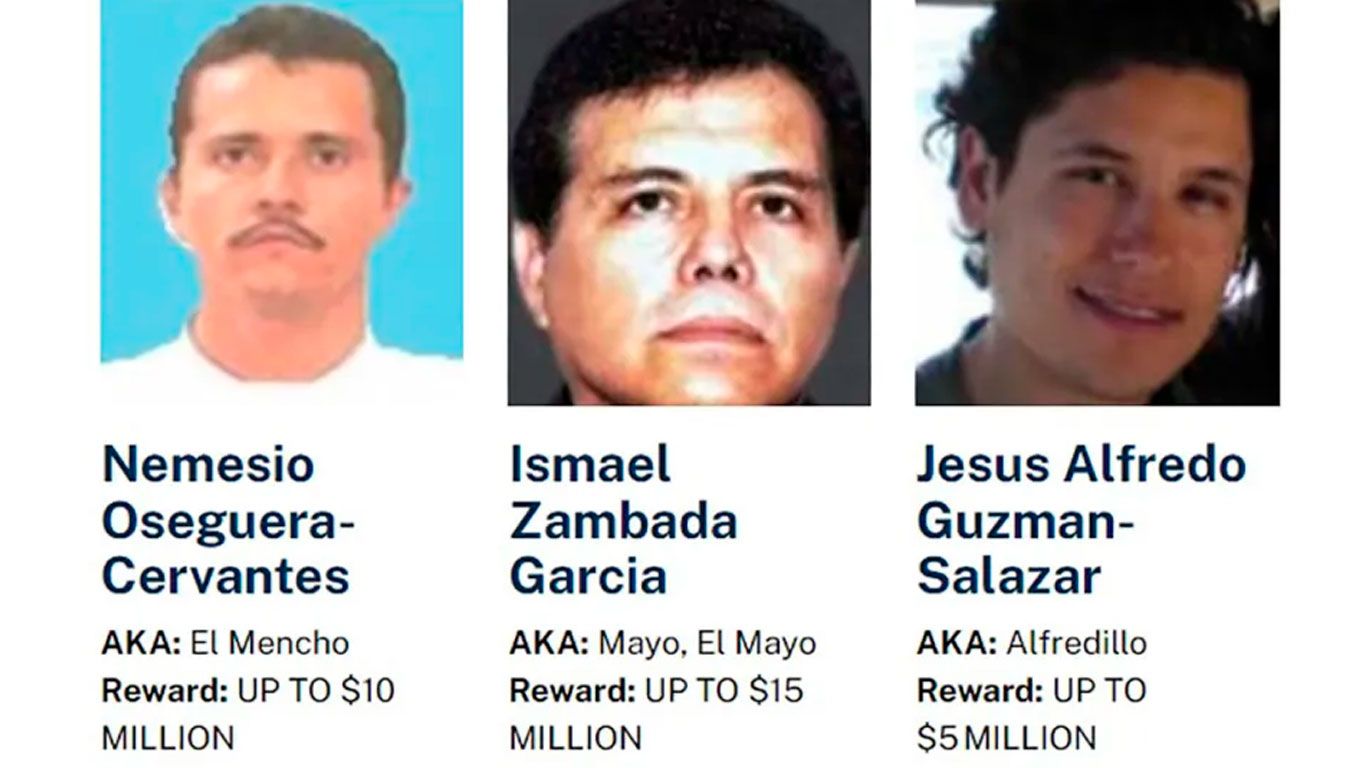 DEA saca de su lista de los más buscados a 'El Mayo', 'El Mencho' y