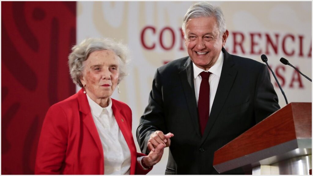 Elena Poniatowska espera que no haya ‘dedazo’ de AMLO en 2024