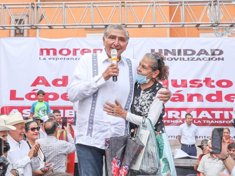 De AMLO aprendimos a no mentir, no robar y no traicionar: Adán Augusto