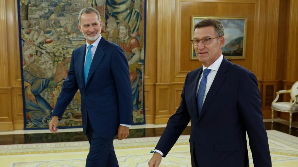 Felipe VI propone a Alberto Núñez como candidato a la Presidencia de España
