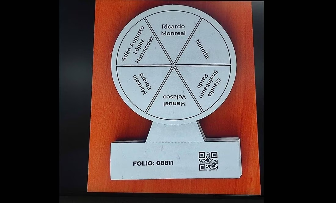 Morena presenta boleta circular para encuesta de aspirantes presidenciales