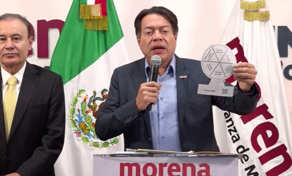 Morena presenta boleta circular para encuesta de aspirantes presidenciales