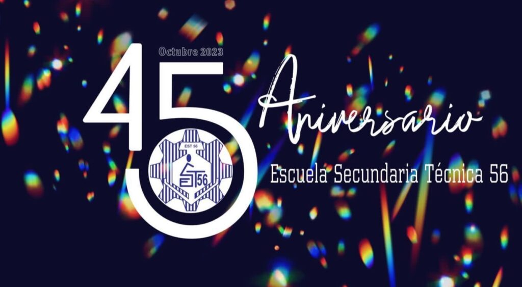 Preparados para la celebración del 45° aniversario de la EST 56, será la próxima semana