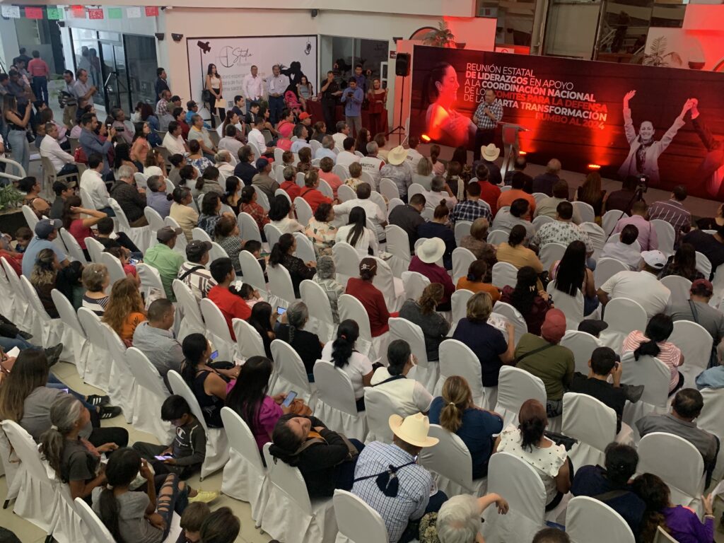 Claudia tiene las riendas del movimiento, liderazgos nacionales la respaldan, el encuentro fue un éxito: Senadora
