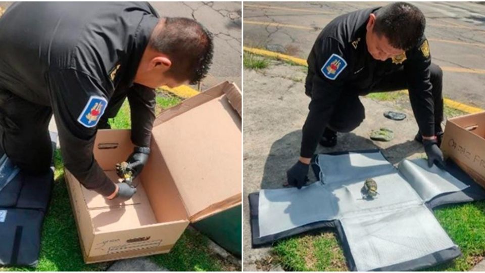 Encuentran granada en un camión de basura en Lomas de Chapultepec, CDMX