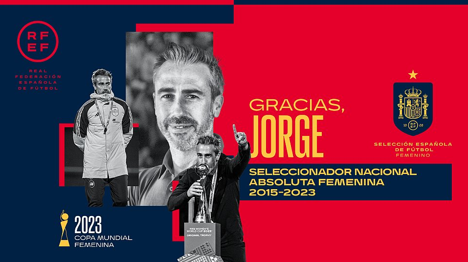 Jorge Vilda es destituido como director técnico de la selección de España femenil