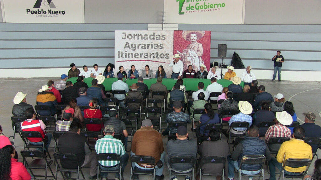 Realizan jornada agraria itinerante
