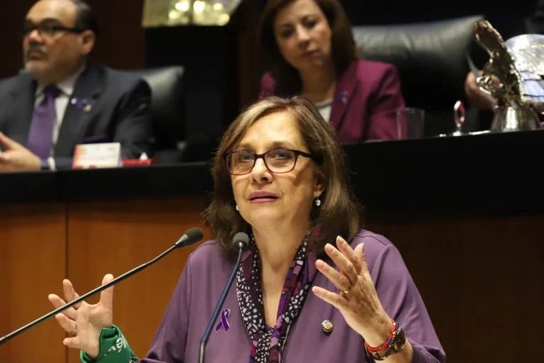 Malú Mícher denuncia que gobernadores de Morena presionan a diputados para abandonar a Ebrard