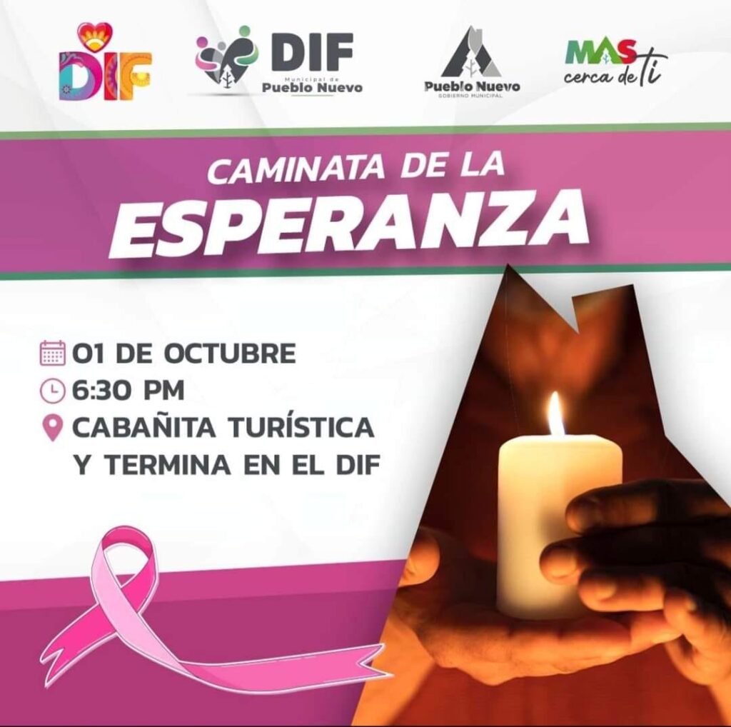 Inician actividades del mes contra el cáncer de mama
