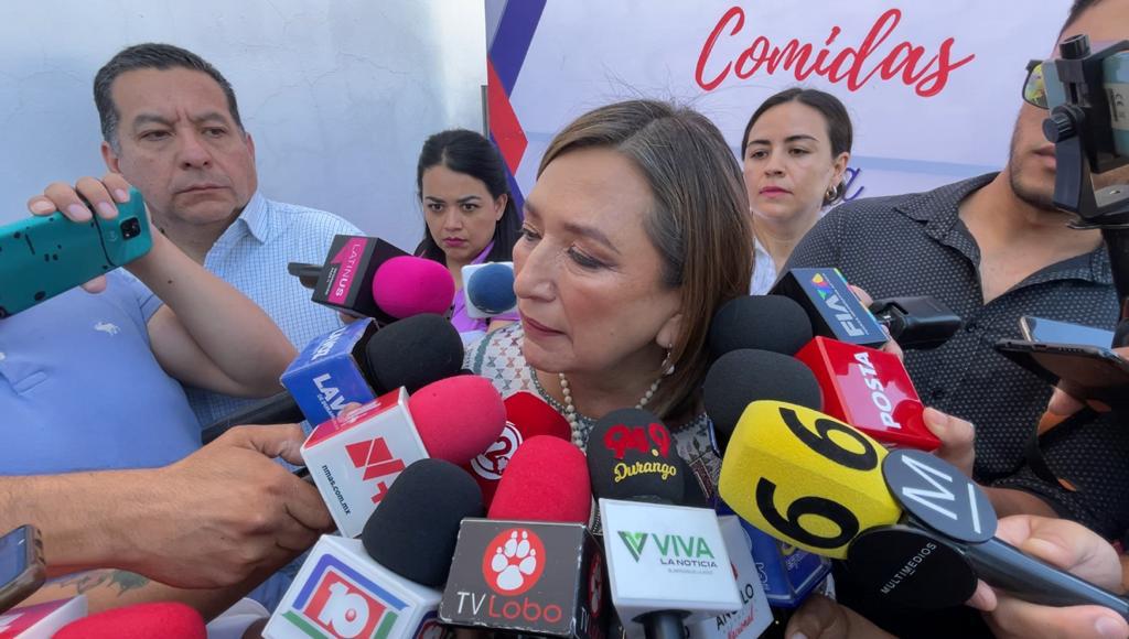 Yo no he hablado con Aispuro, si hay corrupción que se castigue: Xóchitl Gálvez