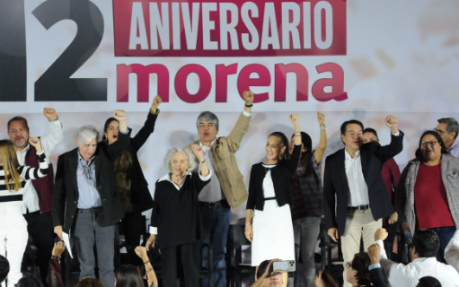 Morena celebra 12 años en medio de la preparación para las elecciones de 2024