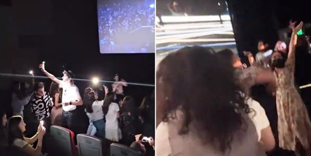 Los Swifties disfrutan la experiencia de The Eras Tour como si estuvieran en el concierto