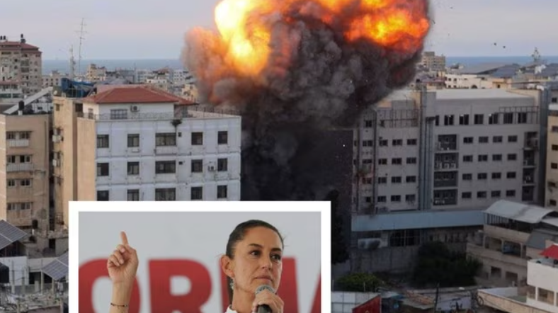Claudia Sheinbaum condena el conflicto entre Hamás e Israel