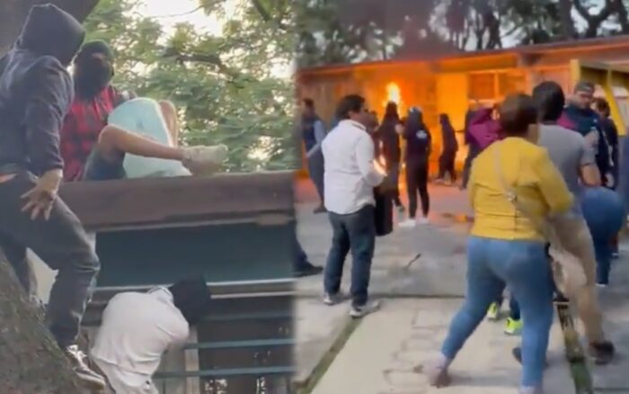 Reportan a dos maestras con quemaduras tras destrozos en CCH Azcapotzalco
