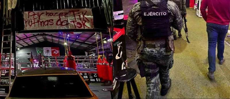 Decoran gimnasio con cuerpos falsos para Halloween y reciben visita del Ejército