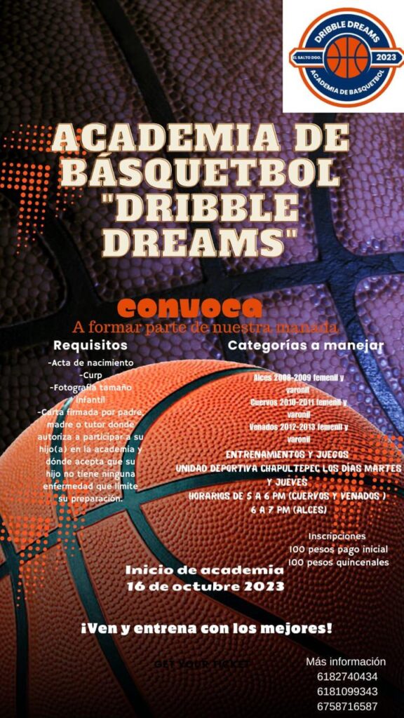 Inicia escuela de basquetbol en El Salto