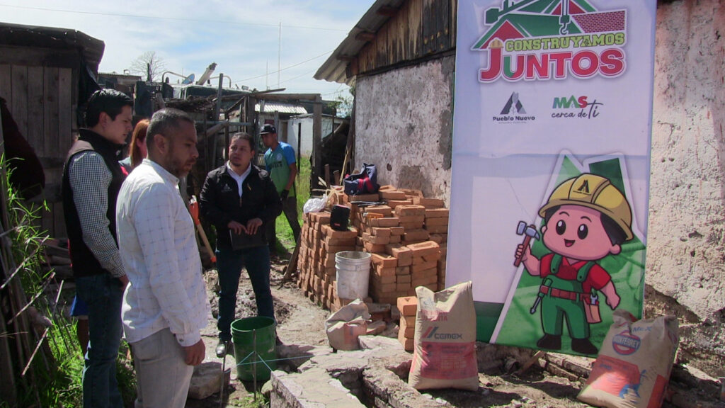 Inician programa ‘Construyamos Juntos’ en colonia Aterrizaje