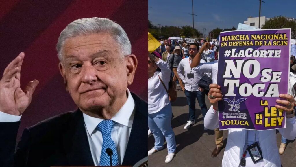 “De pena ajena», AMLO por marcha del Poder Judicial 