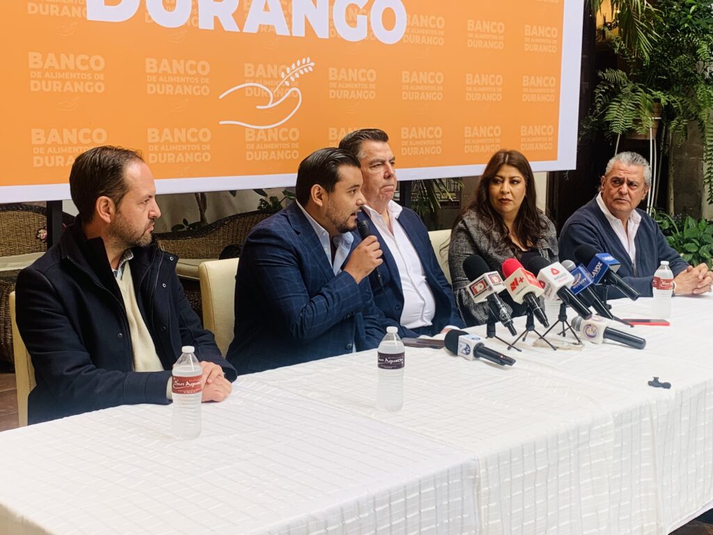 Con Banco de Alimentos, se ayudará a 50 mil personas por mes en Durango: Empresarios