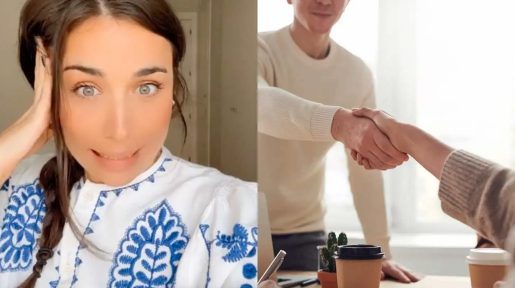 Madre se enoja porque no la dejan entrar a la entrevista de trabajo de su hijo