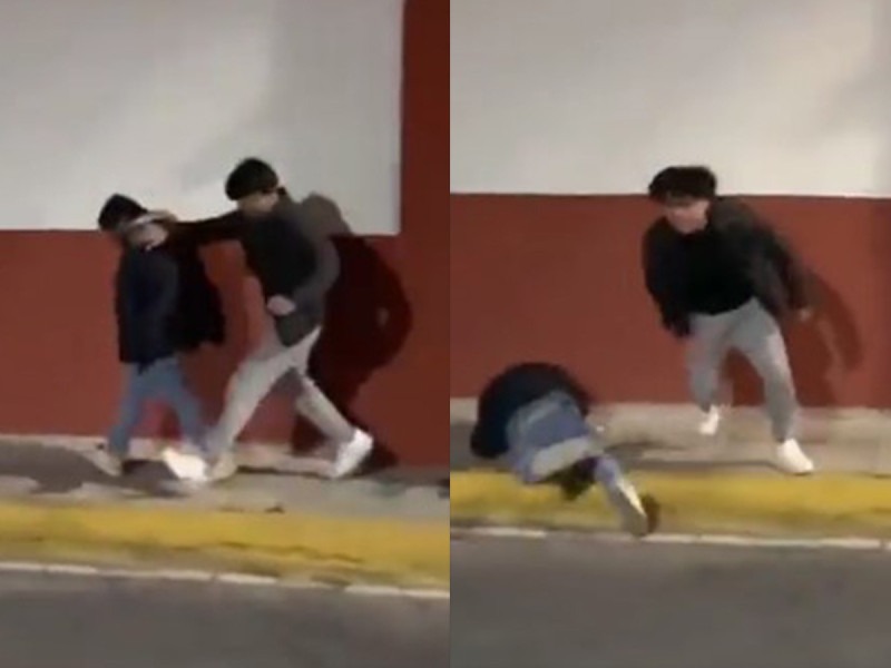 Jóvenes agreden a indigente en Atlixco y lo presumen en redes
