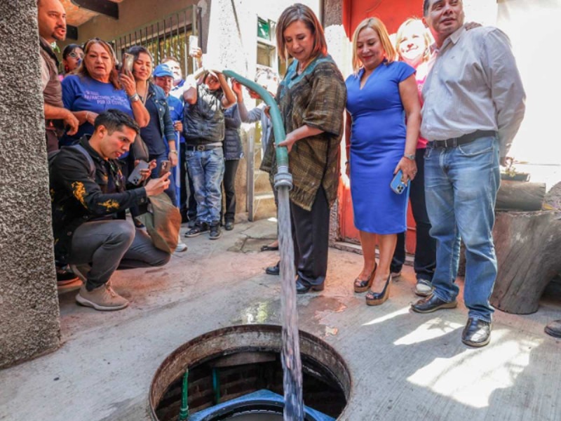 Ante crisis por falta de agua, Xóchitl Gálvez propone crear acueductos