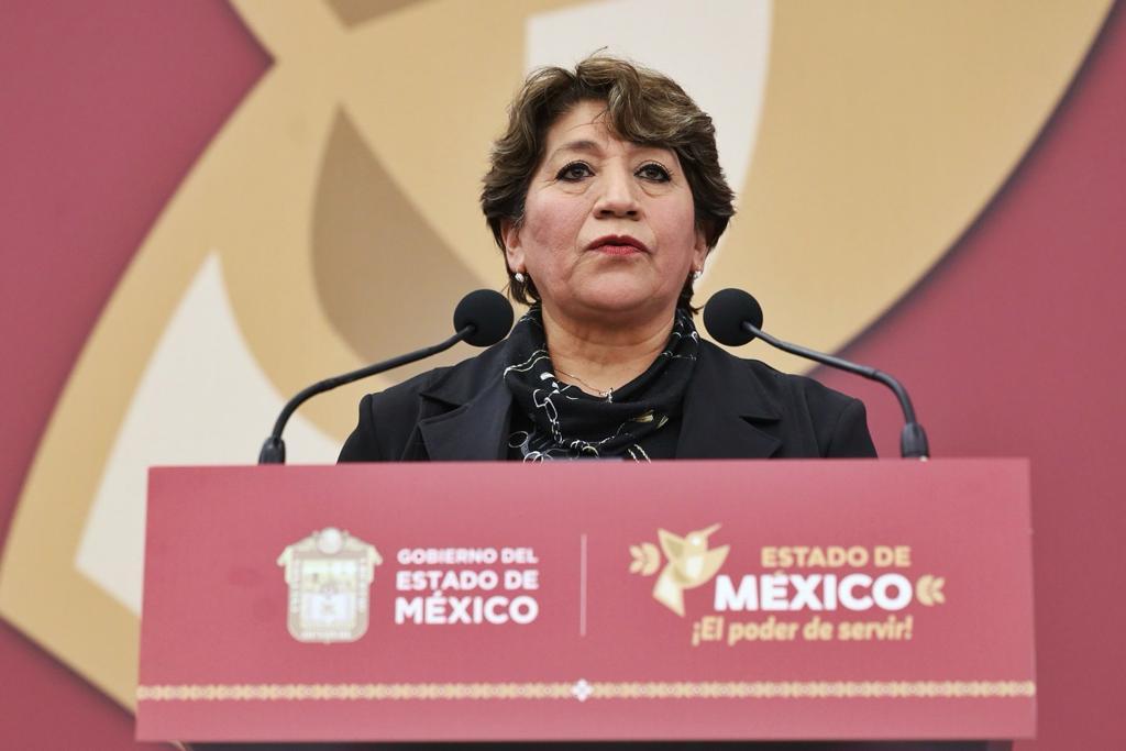 Delfina Gómez destaca reducción del 8.2% en delitos de alto impacto en Edomex