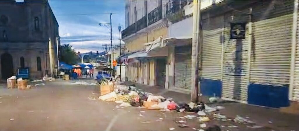 Por suciedad en el centro de la ciudad, se colocarán más cestos papeleros en cada esquina: Servicios Publicos