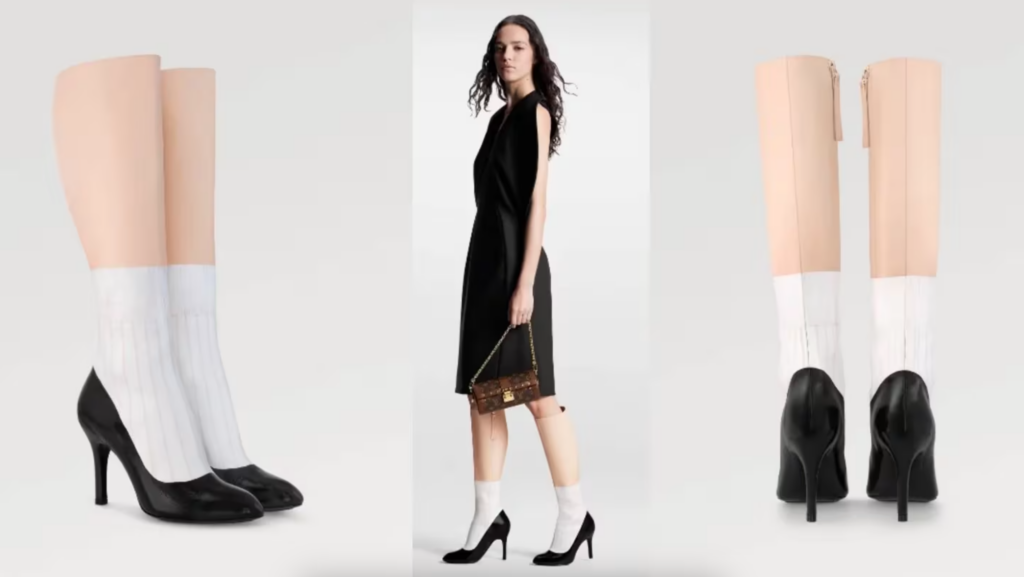 Louis Vuitton lanza botas con ‘piernas incluidas’ en más de 50 mil pesos