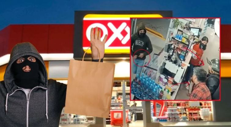 Roban 30 mil pesos de Oxxo en Pachuca; detienen a uno pero huye otro con el dinero
