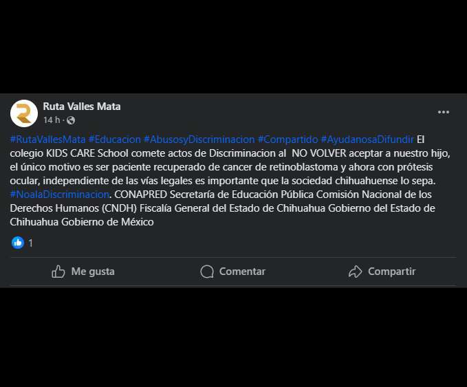 Denuncian discriminación contra niño recuperado de Cáncer en escuela