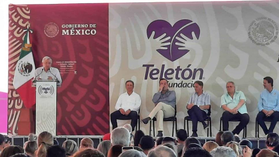 AMLO inaugura CRIT Teletón en Mazatlán, Sinaloa