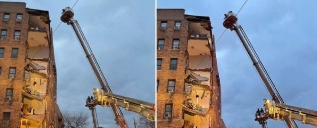 Parte de un edificio ubicado en El Bronx, NY se derrumba; esto se sabe