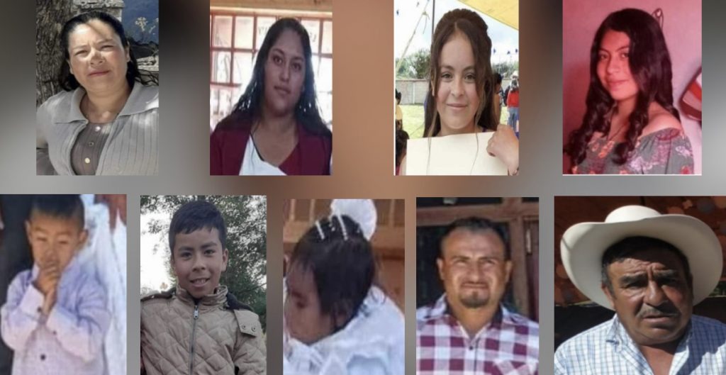 Emiten fichas de búsqueda para 9 personas secuestradas en Texcaltitlán; entre ellas una bebé 