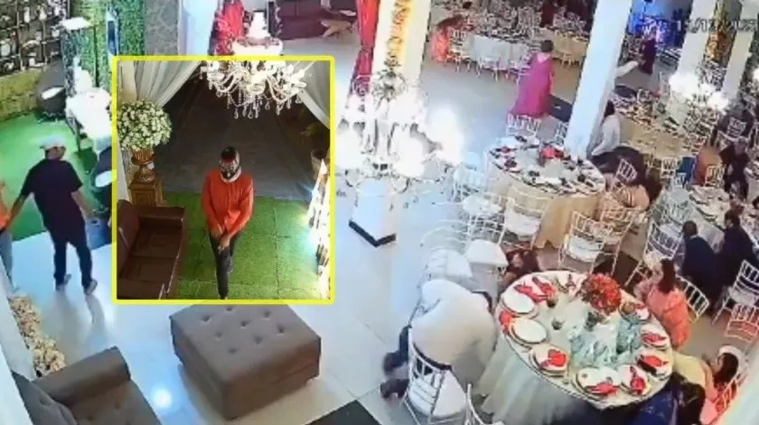 VIDEO: Ladrones armados entran a boda y roban a todos los invitados; les quitan hasta la ropa