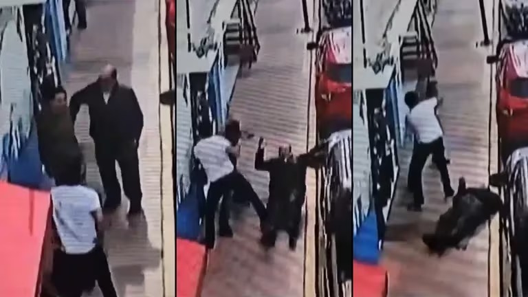 VIDEO: Menor de 16 años golpea a adulto mayor en Puebla y le provoca la muerte