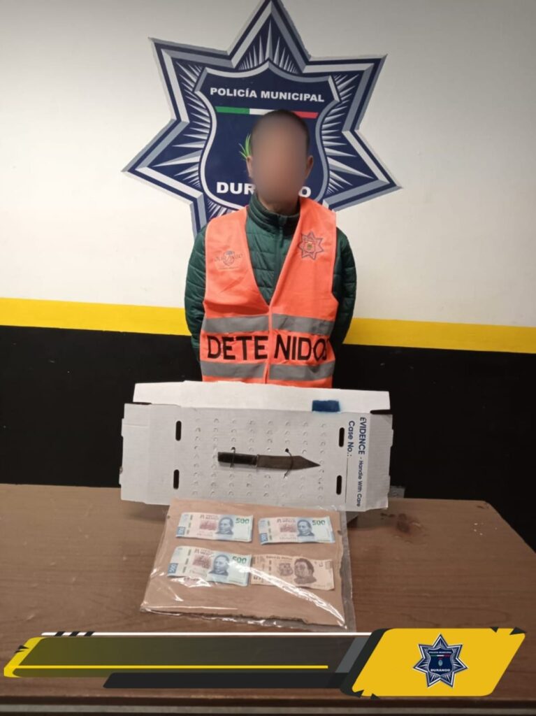 Violento sujeto asaltó un negocio
