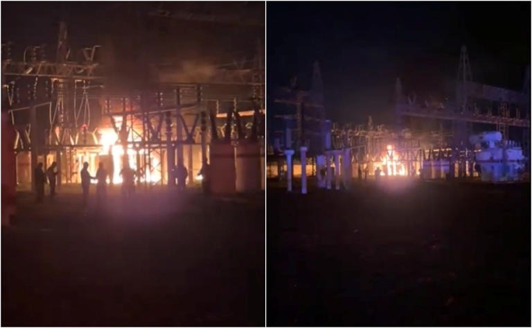 Incendio en subestación de la CFE provoca apagones en los Mochis